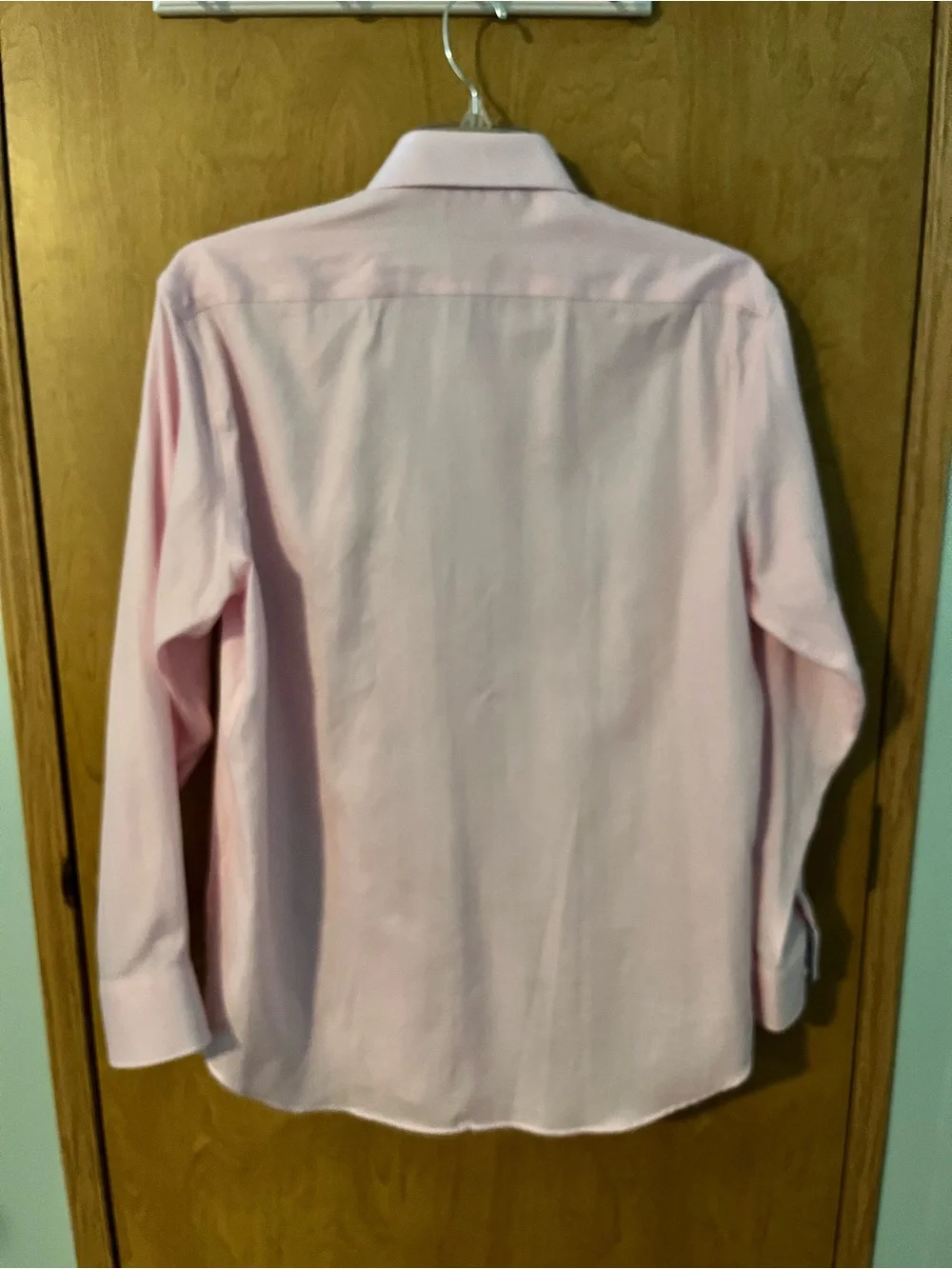 TailorByrd Men's Pink Long Sleeve Button-Down Mens SZ 34/35 Large / XL EUC